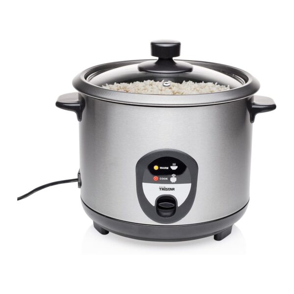 Panela de Arroz Tristar RK-6127 1.5 L 500 W Antiaderente Automática Plateada