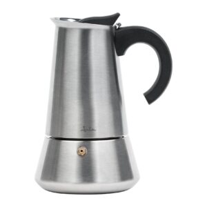 Cafeteira Italiana Indução Jata CAX112 12 Chávenas Aço Inoxidável