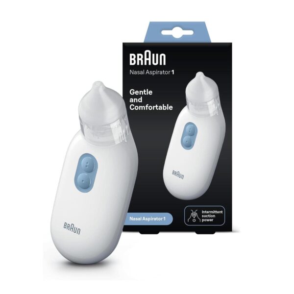 Aspirador Nasal Braun BNA100 Elétrico 2 Sucções para Bebés Neveborn Crianças