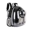 Mochila Cápsula Espacial para Animais Sipobuy Resistente Ao Calor e Transpirável Transparente Preto