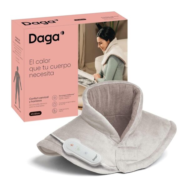 Almofada Térmica Confort Cervical e Ombros Daga Tecnologia Intellisense 47x52 cm