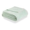 (180x240 cm) Manta de Algodão Extra Suave Verde Mint Todocama