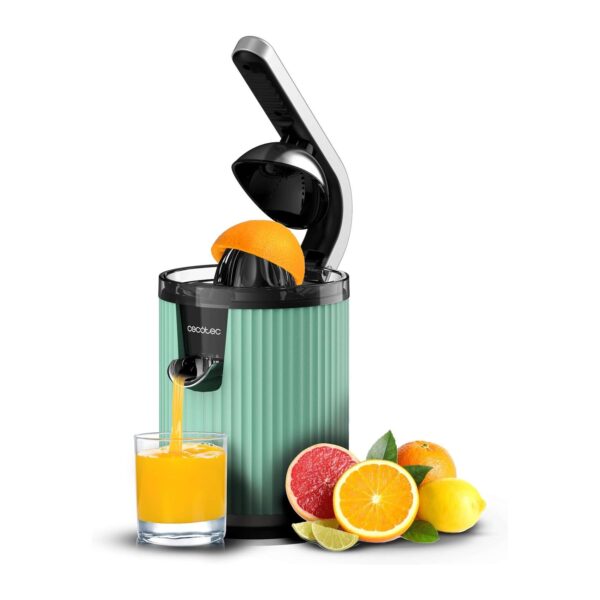 Espremedor de Citrinos Cecotec Xqueeze RetroJuice 600 W Filtro Inox - Verde