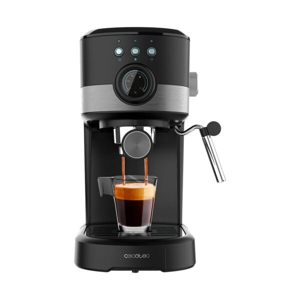 Máquina de Café Expresso Cecotec Power Espresso 20 Pecan Pro 1100 W com Vaporizador Negro
