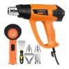 Pistola de Ar Quente AIUNAOM 2000 W Ajustável 9 Níveis de Temperatura 50-650 Decapadora