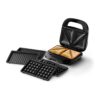 Sanduicheira Philips Serie 5000 Placas para Paninis Sanduíches e Gaufres Preto 750 W