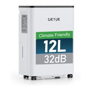 Desumidificador 12 L Branco com Indicador Digital de Humidade (PARA REPARAÇÃO)