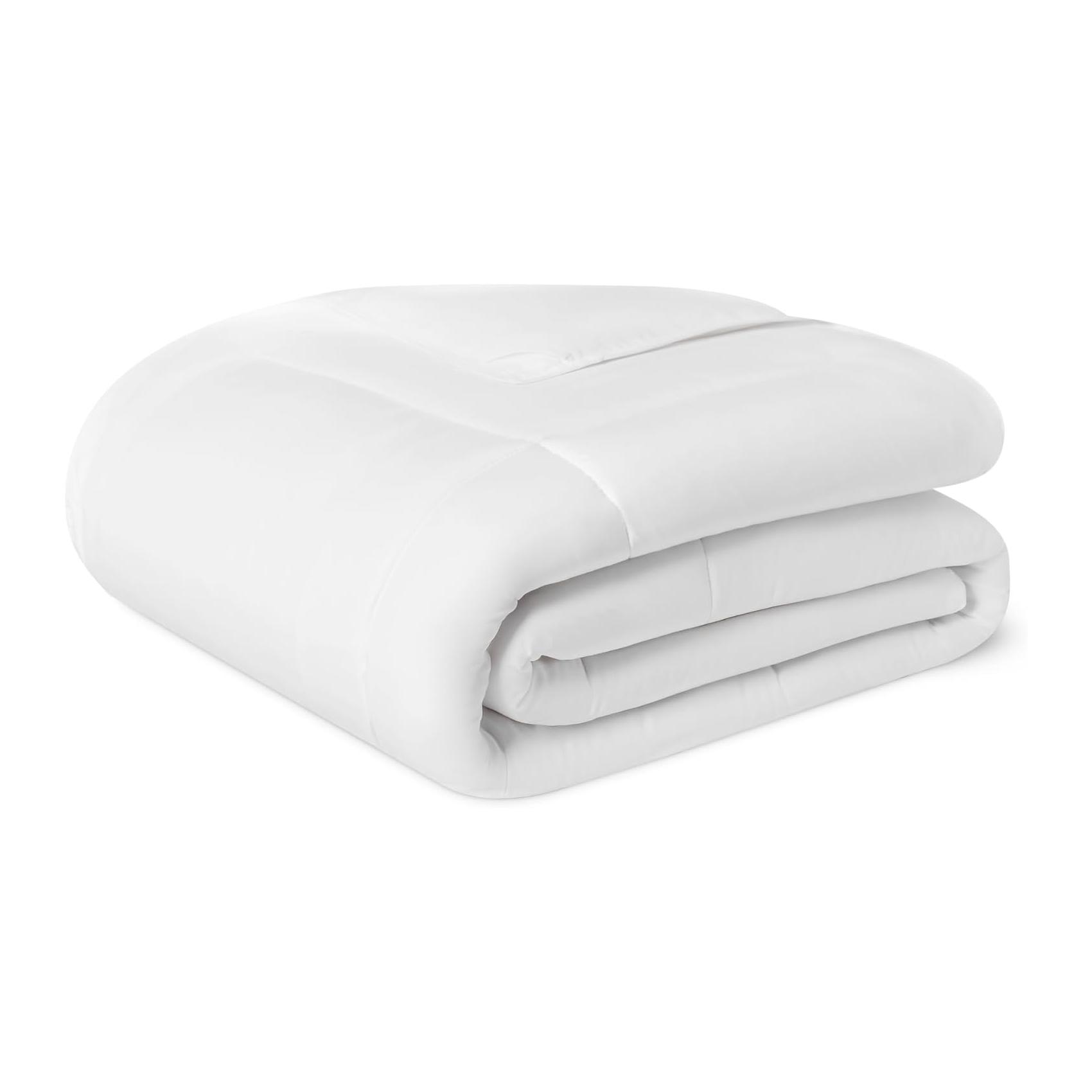 (220x240 cm) Edredão Hipoalergénico Amazon Basics 300 Gsm Fibra Alternativa Branco