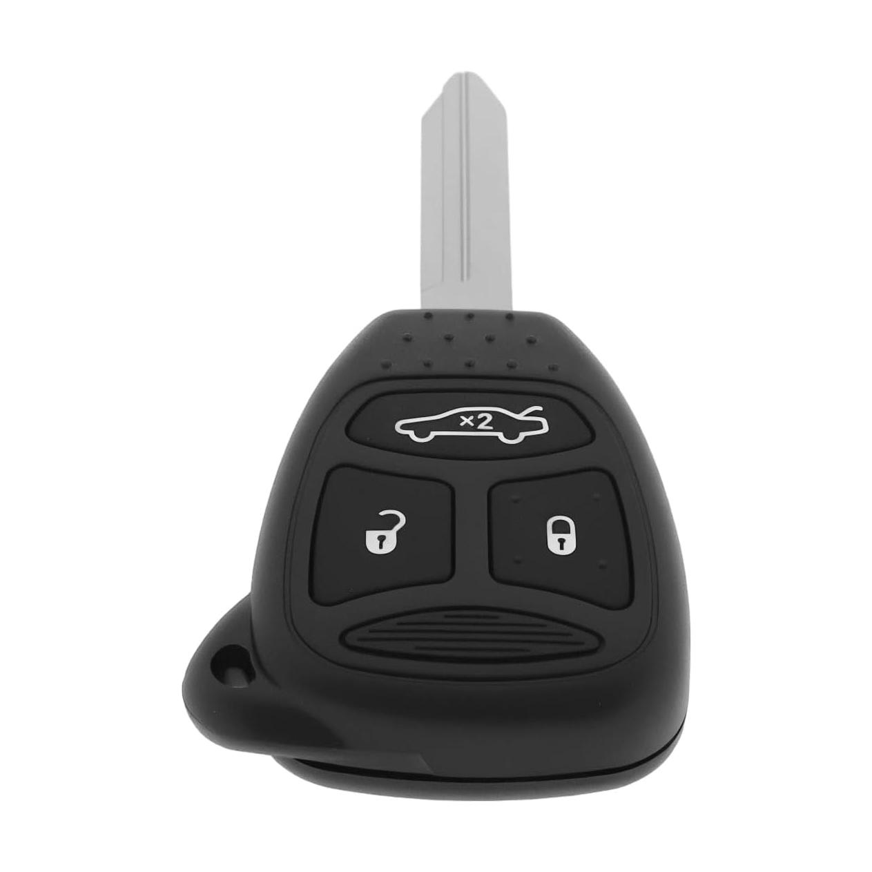 Llavero Remoto VGOL 1 de 3 Botões 433 MHz KOBDT04 A para Jeep Grand Cherokee 2005-2007