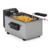 Fritadeira Tristar FR-9326 Inoxidável 3 L Termostato 190°C Zona Fria Lavável Na Máquina