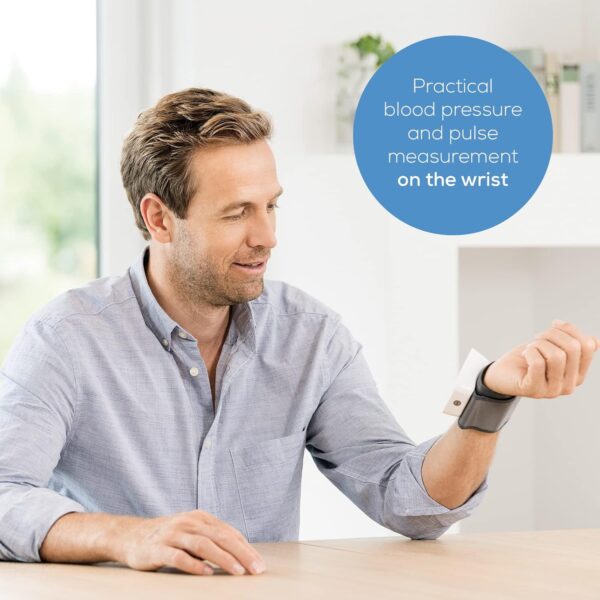Monitor de Pressão Arterial de Pulso Beurer BC 28 com Classificação de Cor Dos Resultados