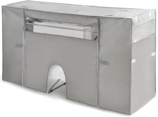 Capa de Estendal com Aquecedor Rayen Extensível Cinza 105-180x56x106 cm