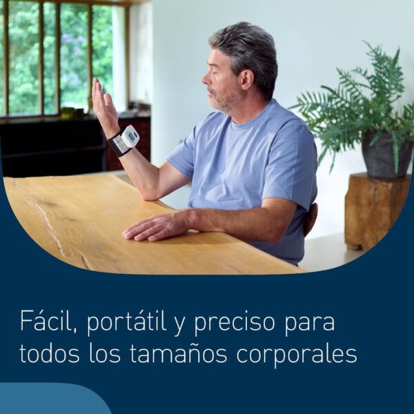 Medidor de Tensão Arterial de Pulso OMRON RS1 com Braçadeira Pré-formada 13,5-21,5 cm