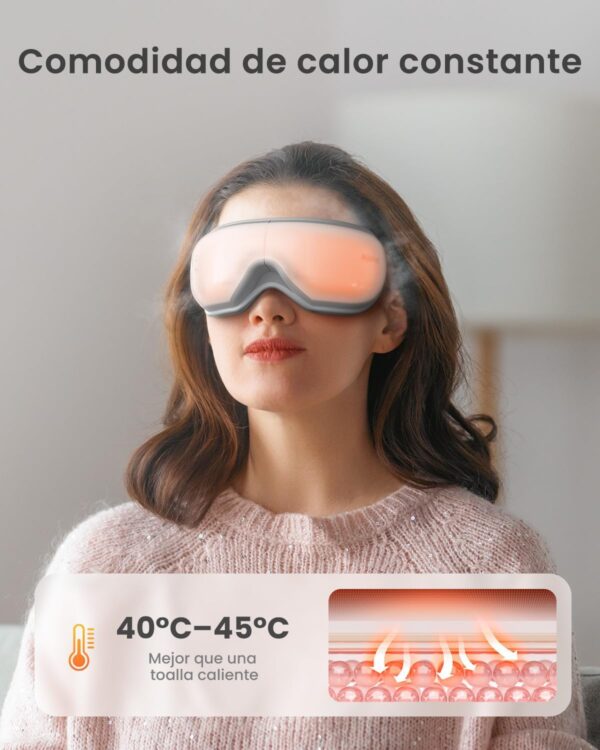 Massajador Ocular RENPHO Eyeris 1 com Calor e Música Bluetooth