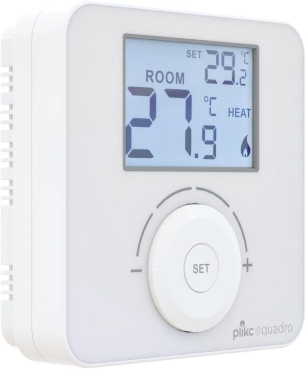 Termostato Digital de Parede a Pilhas Plikc