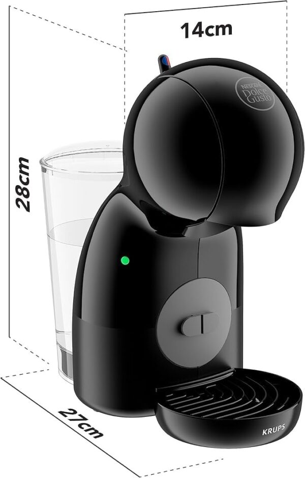 Máquina de Café Krups Nescafé Dolce Gusto Piccolo XS 15 Bares 1500 W 0.8 L Preto e Cinza (LER DESCRIÇÃO)