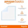 100 Tapetes de Treino 55,88 X 55,88 cm para Cães Amazon Basics À Prova de Fugas