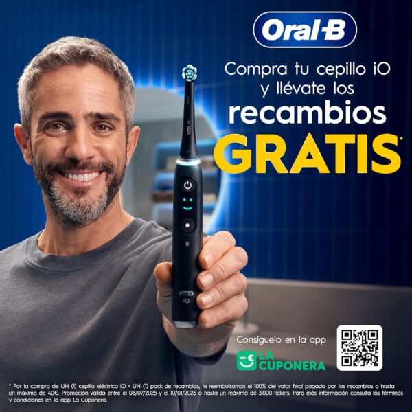 Recargas de Escova Elétrica Oral-B iO Gentle Care Original 2 Cabeças Preto