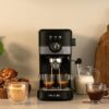 Máquina de Café Expresso Cecotec Power Espresso 20 Pecan Pro 1100 W com Vaporizador Negro