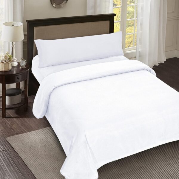 (45x150cm) Capa de Almofada DALINA TEXTIL Poliéster Branco