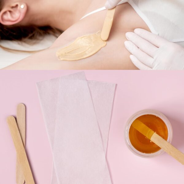 Espátulas de Madeira LALILL para Depilação e Máscaras 15 cm 100 Peças