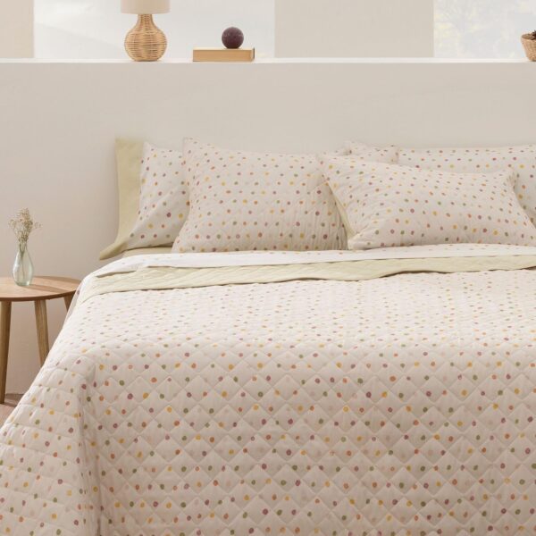 (250x270cm) Colcha Boutí Burrito Blanco com 2 Fronhas (50x70cm) Design 182 Multicolor