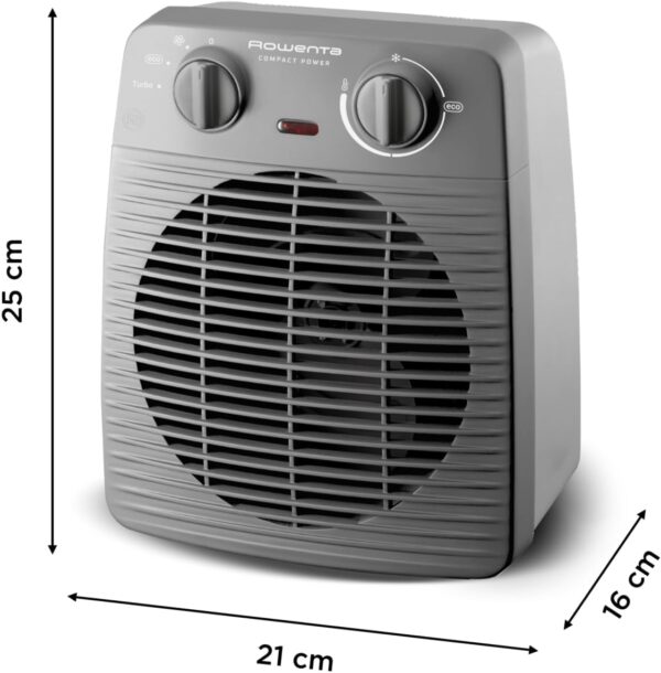 Mini Radiador Rowenta Compact Power SO2212F0 2000 W Modo Eco Design Compacto