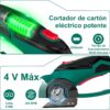 Tesoura Elétrica HYCHIKA 4 V com Cortador Rotativo 300 RPM e LED para Vários Materiais