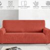 Capa de Sofá Laranja, 2 Lugares