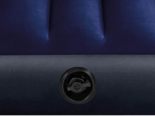 (152x203cm) Colchão Insuflável INTEX Classic Downy 2 Almofadas e Bomba - Azul