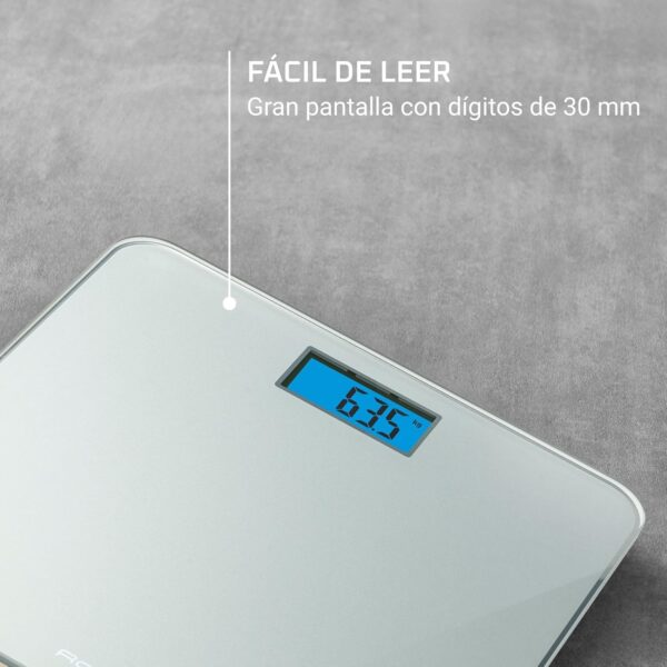 Balança de Casa de Banho Rowenta Classic BS1500 com Ecrã LCD Capacidade de 160 Kg Vidro Prata