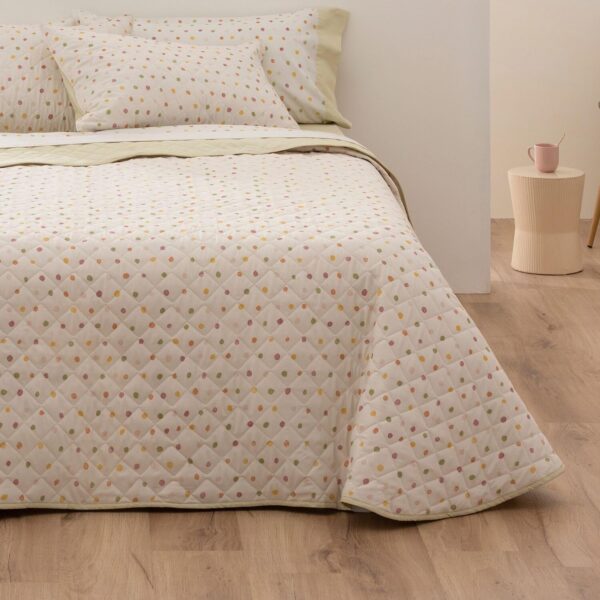 (250x270cm) Colcha Boutí Burrito Blanco com 2 Fronhas (50x70cm) Design 182 Multicolor