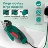 Tesoura Elétrica HYCHIKA 4 V com Cortador Rotativo 300 RPM e LED para Vários Materiais
