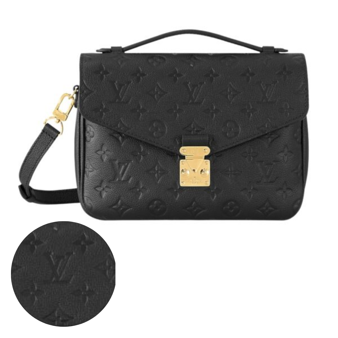 Mala LV Elegante Luxo em Pele Sintética com Padrão Icónico