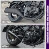 Escape Honda Rebel CMX1100 Coletor em Aço Inoxidável 2021-2024 - Preto