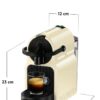 Máquina de Café de Cápsulas Nespresso De'Longhi Inissia EN80.CW 19 Bares Creme