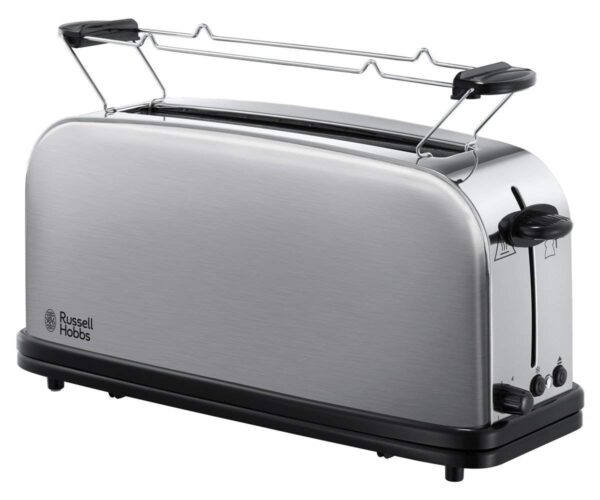 Torradeira Ranhura Longa e Larga 2 Fatias Russell Hobbs Adventure 21396-56 Inox