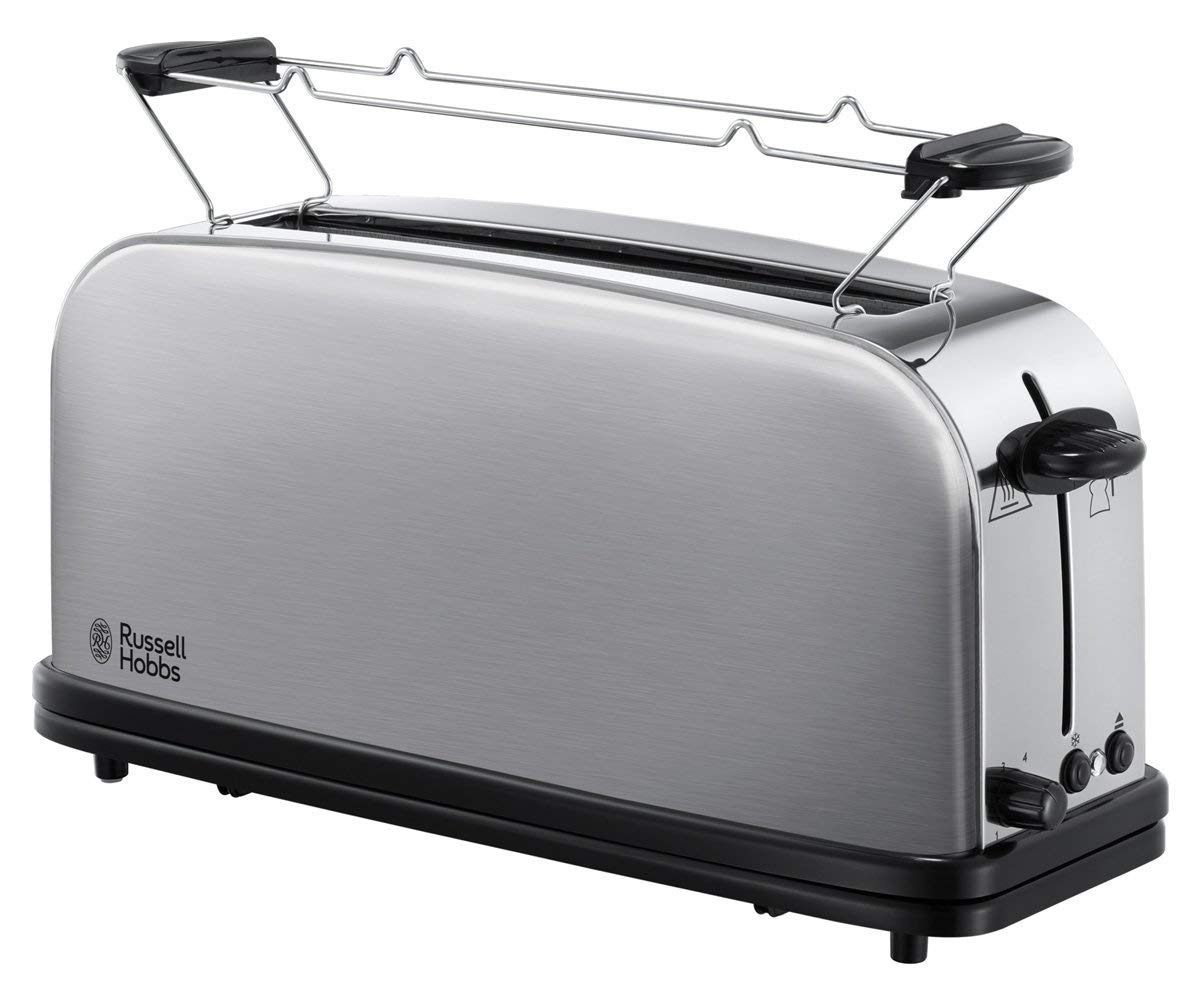 Torradeira Ranhura Longa e Larga 2 Fatias Russell Hobbs Adventure 21396-56 Inox