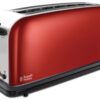 Torradeira 1 Ranhura Longa 2 Fatias Aço Inoxidável Russell Hobbs Colours Plus