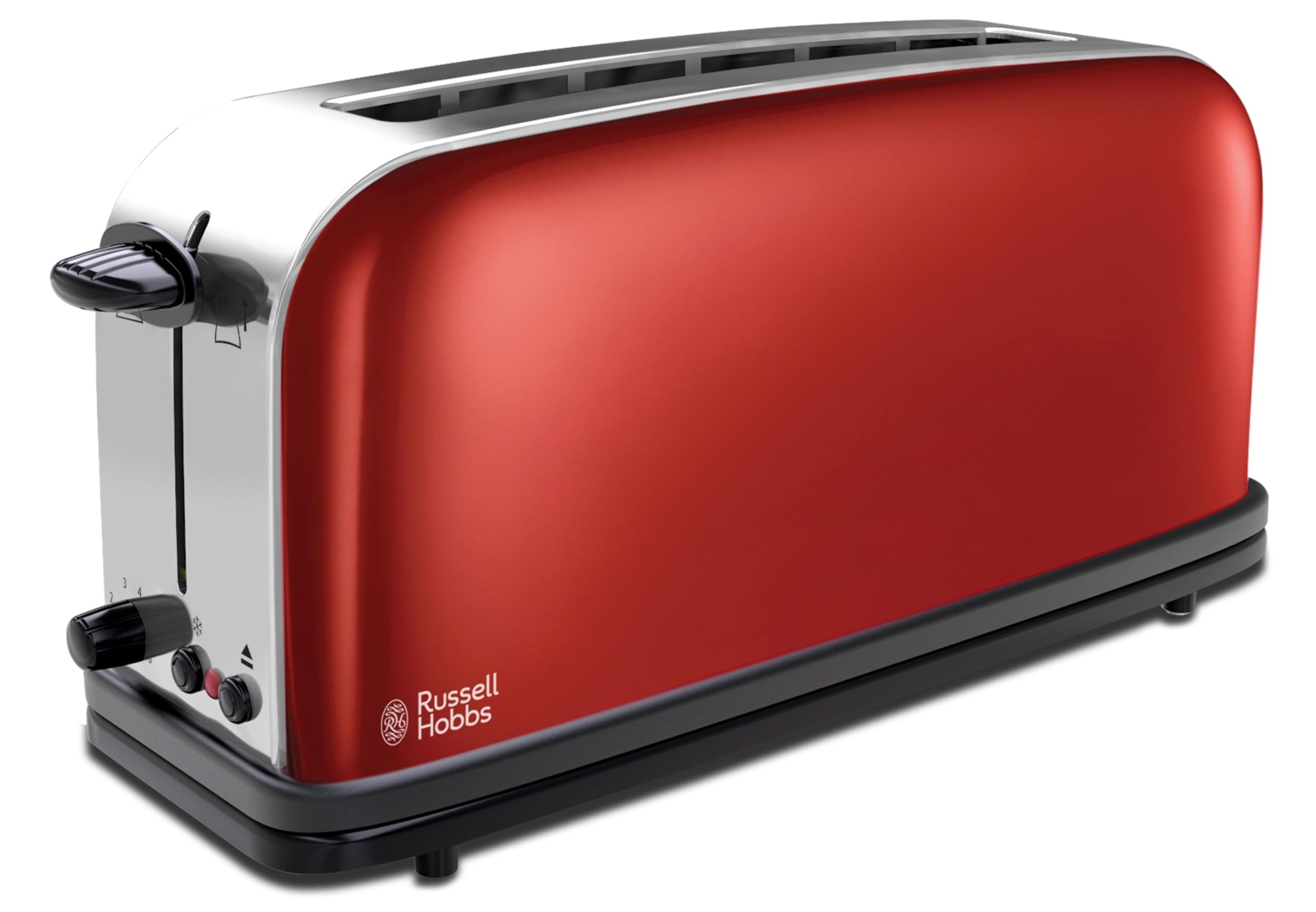 Torradeira 1 Ranhura Longa 2 Fatias Aço Inoxidável Russell Hobbs Colours Plus
