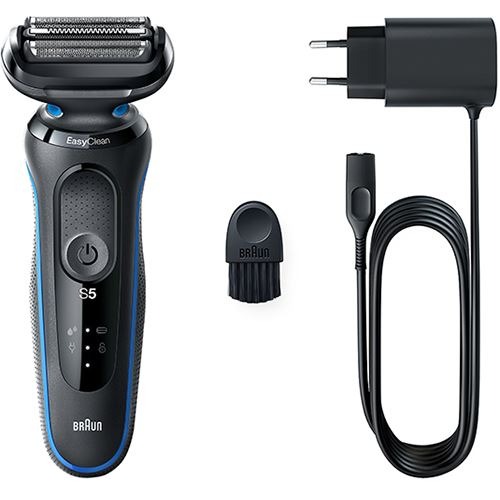 Máquina de Barbear Braun Series 5 51-B1000 Autonomia 3 Semanas - Azul