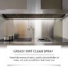 (2 Uni) Desengordurante de Cozinha Espuma Ativa para Gordura Difícil Kitchen Heavy Oil Cleaner