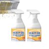 (2 Uni) Desengordurante de Cozinha Espuma Ativa para Gordura Difícil Kitchen Heavy Oil Cleaner