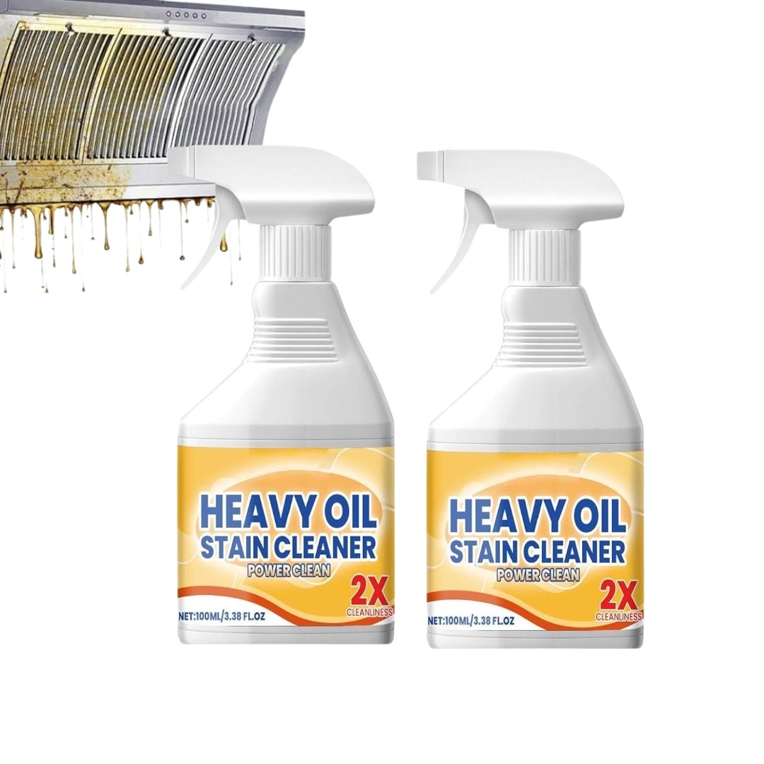 (2 Uni) Desengordurante de Cozinha Espuma Ativa para Gordura Difícil Kitchen Heavy Oil Cleaner
