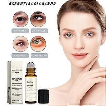Roll-on de Olhos Anti-rugas Hidratante Óleo de Rícino e Incenso Unbranded