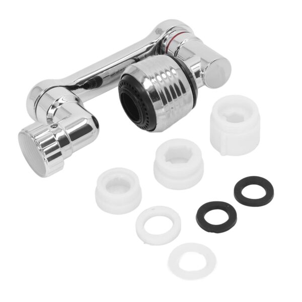 (Pack 2) Arejador de Torneira Giratório 1080° Flexível com Poupança de Água Rosvola