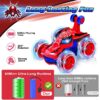 Carro Telecomandado Spider Monster Stunt 360° com Luzes LED - Vermelho