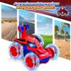 Carro Telecomandado Spider Monster Stunt 360° com Luzes LED - Vermelho