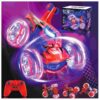 Carro Telecomandado Spider Monster Stunt 360° com Luzes LED - Vermelho