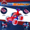 Carro Telecomandado Spider Monster Stunt 360° com Luzes LED - Vermelho
